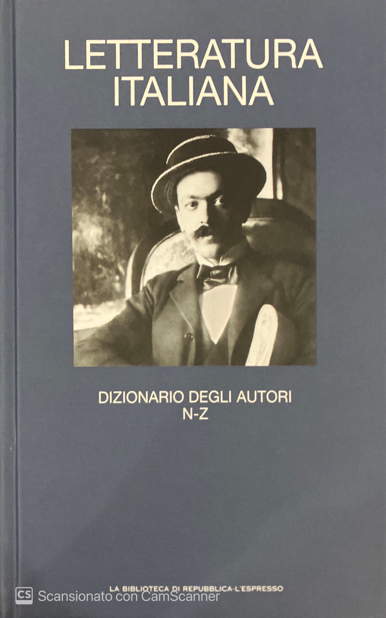 LETTERATURA ITALIANA. DIZIONARIO DEGLI AUTORI (N-Z). VOLUME 20